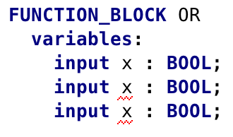 Duplicated variables