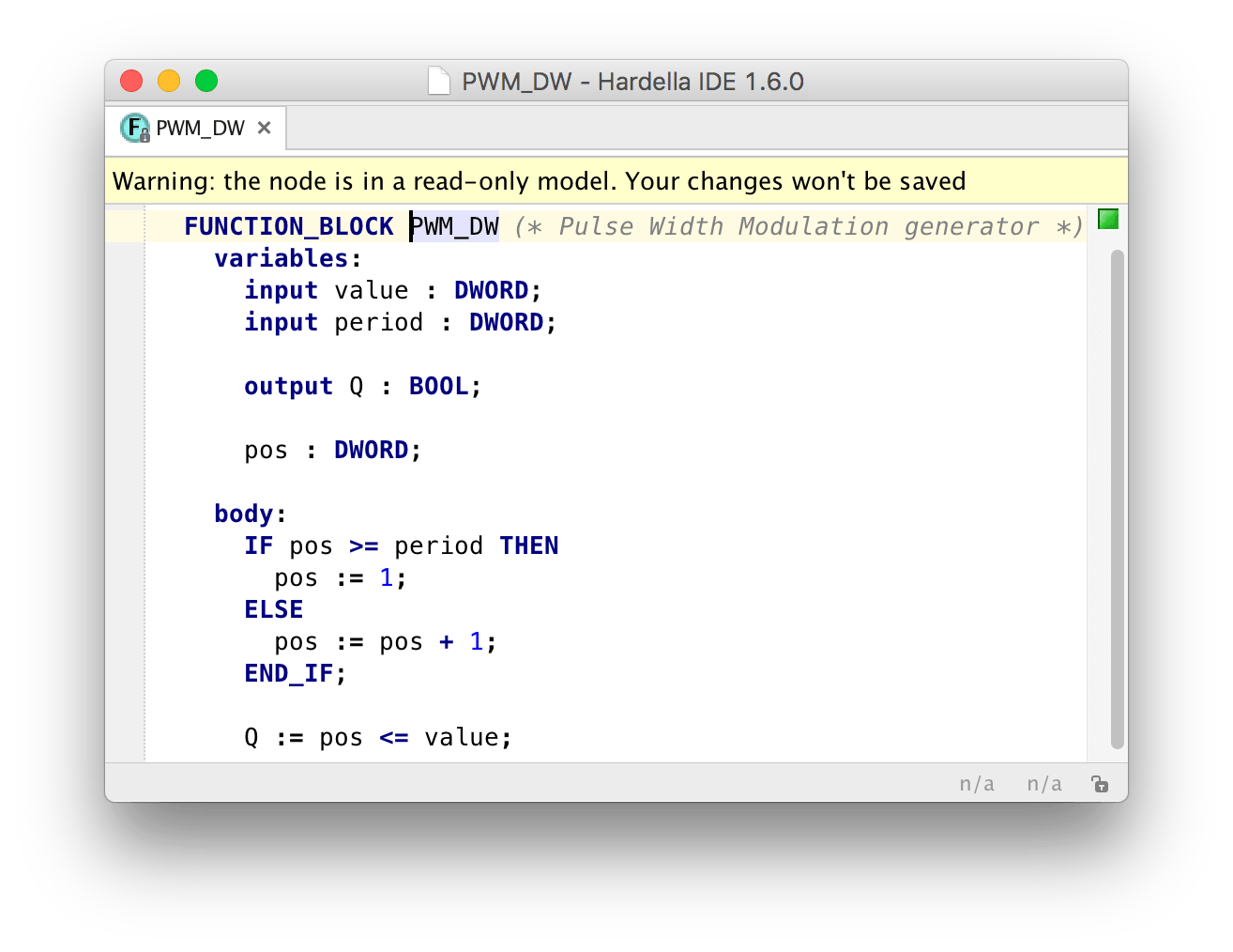 PWM block source code